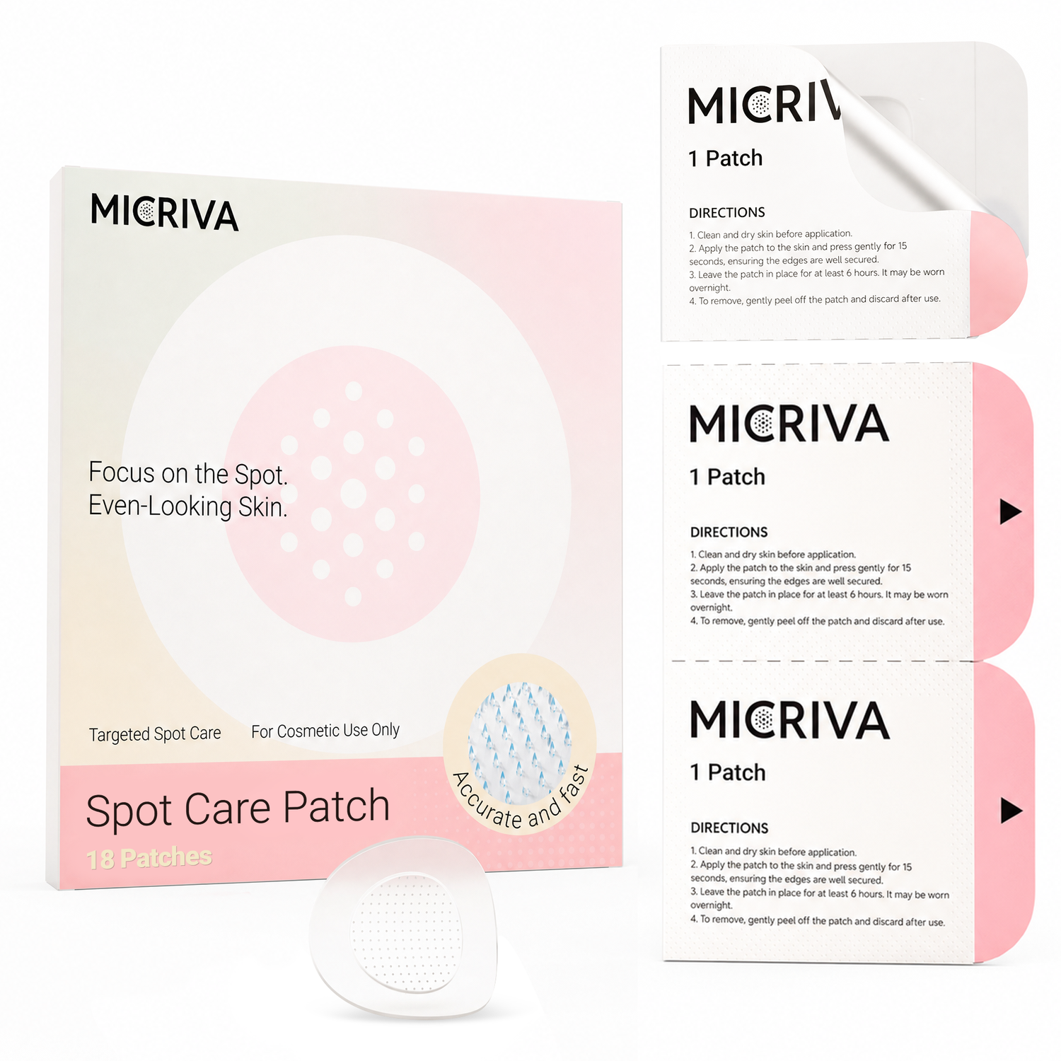 Microdart Acne Patches for Early-Stage Blemishes