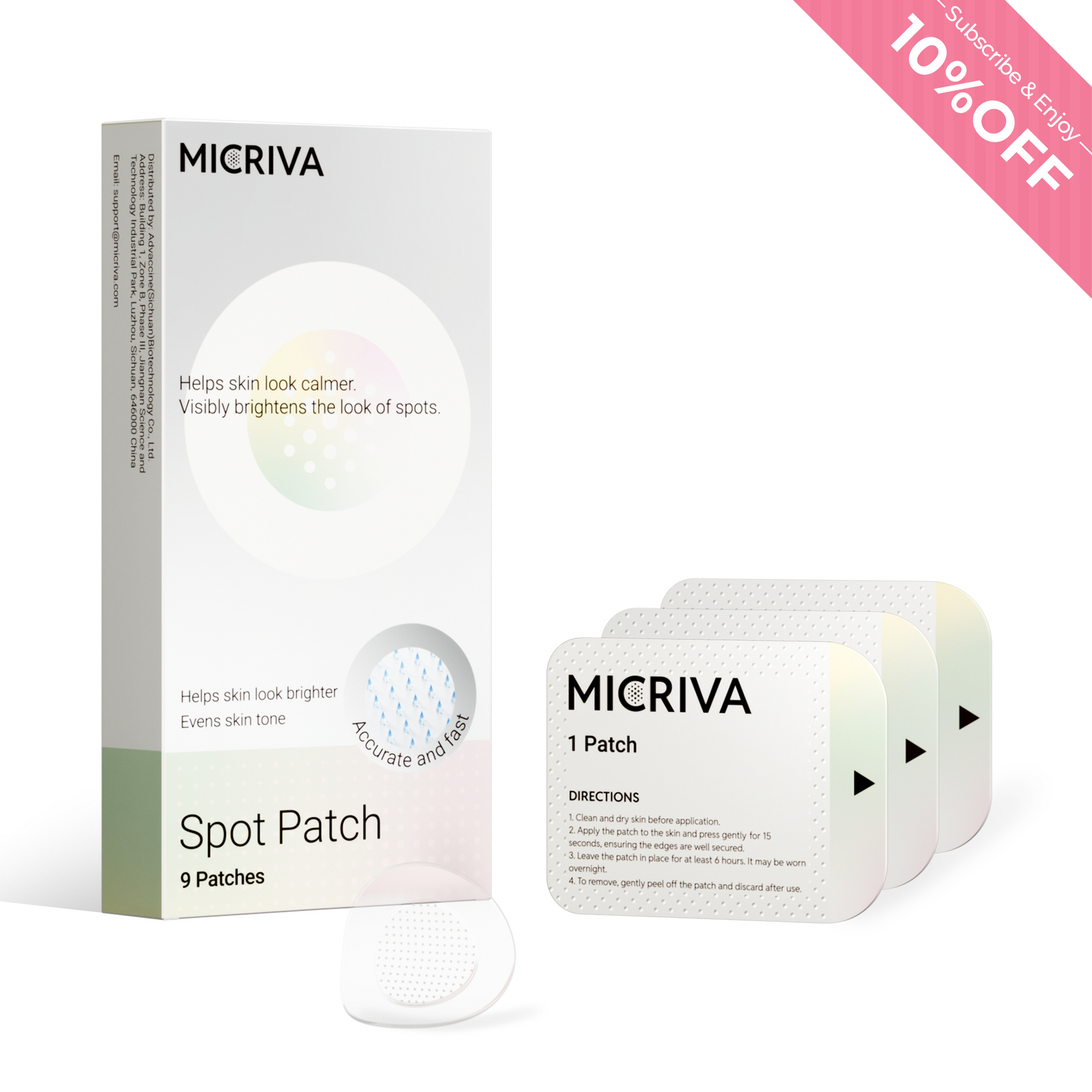 Microdart Dark Spot Patches for Post-Blemish Marks