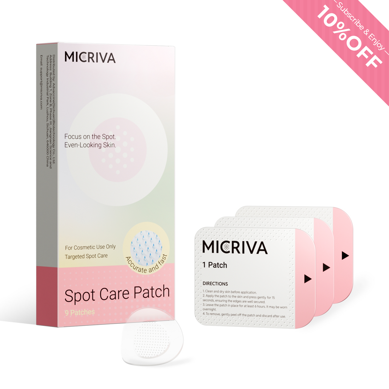 Microdart Acne Patches for Early-Stage Blemishes