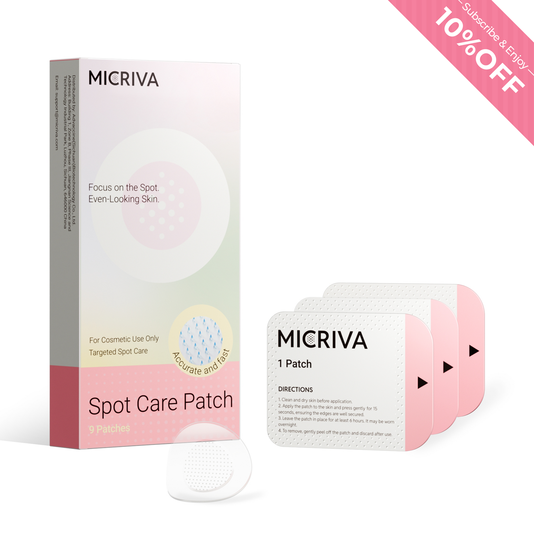 Microdart Acne Patches for Early-Stage Blemishes